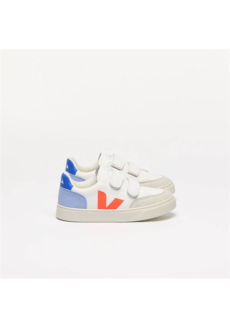 Sneakers con logo VEJA | XV0520978CWHITE MULTICO ORANGE FLUO